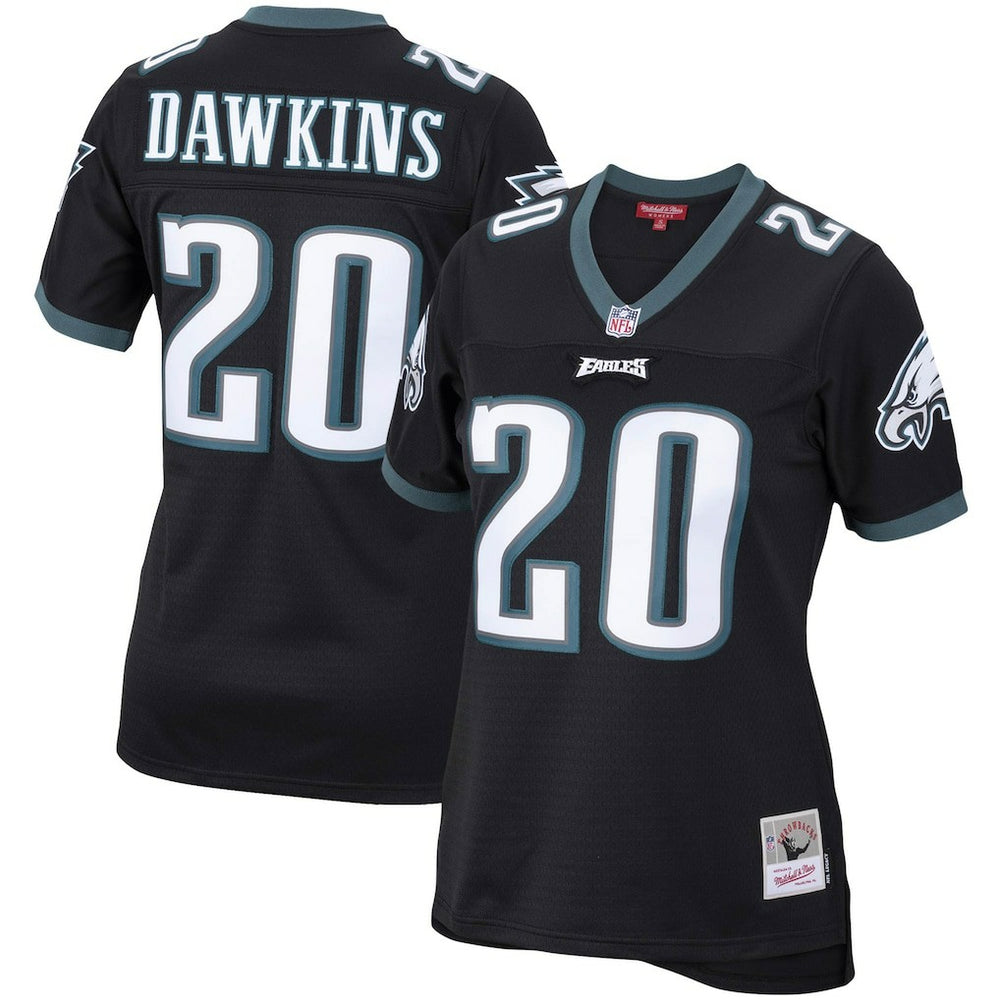 Brian Dawkins Philadelphia Eagles Women's Legacy Replica Team Jersey - Black - Mitchell & Ness