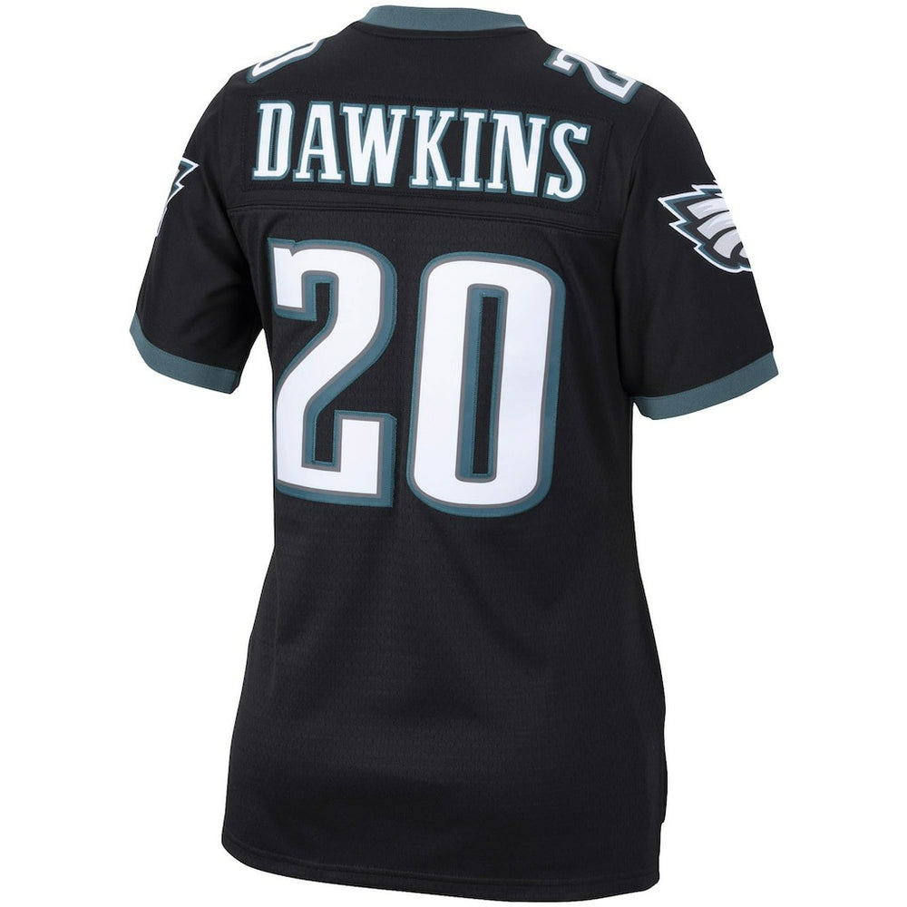 Brian Dawkins Philadelphia Eagles Women's Legacy Replica Team Jersey - Black - Mitchell & Ness