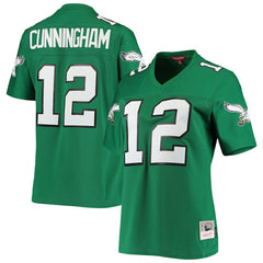 Randall Cunningham Philadelphia Eagles Women's 1990 Legacy Replica Jersey - Kelly Green - Mitchell & Ness