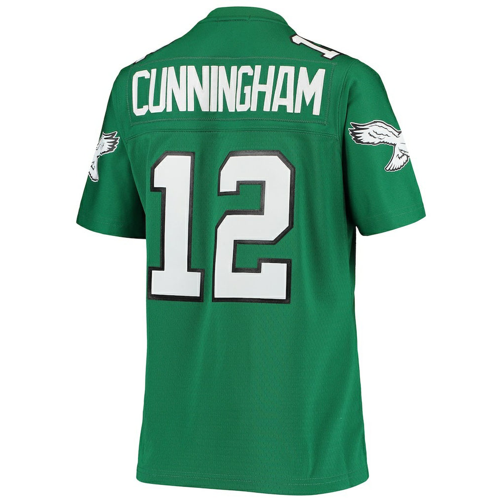 Randall Cunningham Philadelphia Eagles Women's 1990 Legacy Replica Jersey - Kelly Green - Mitchell & Ness