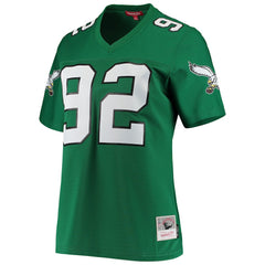 Reggie White Philadelphia Eagles Women's 1990 Legacy Replica Jersey - Kelly Green - Mitchell & Ness