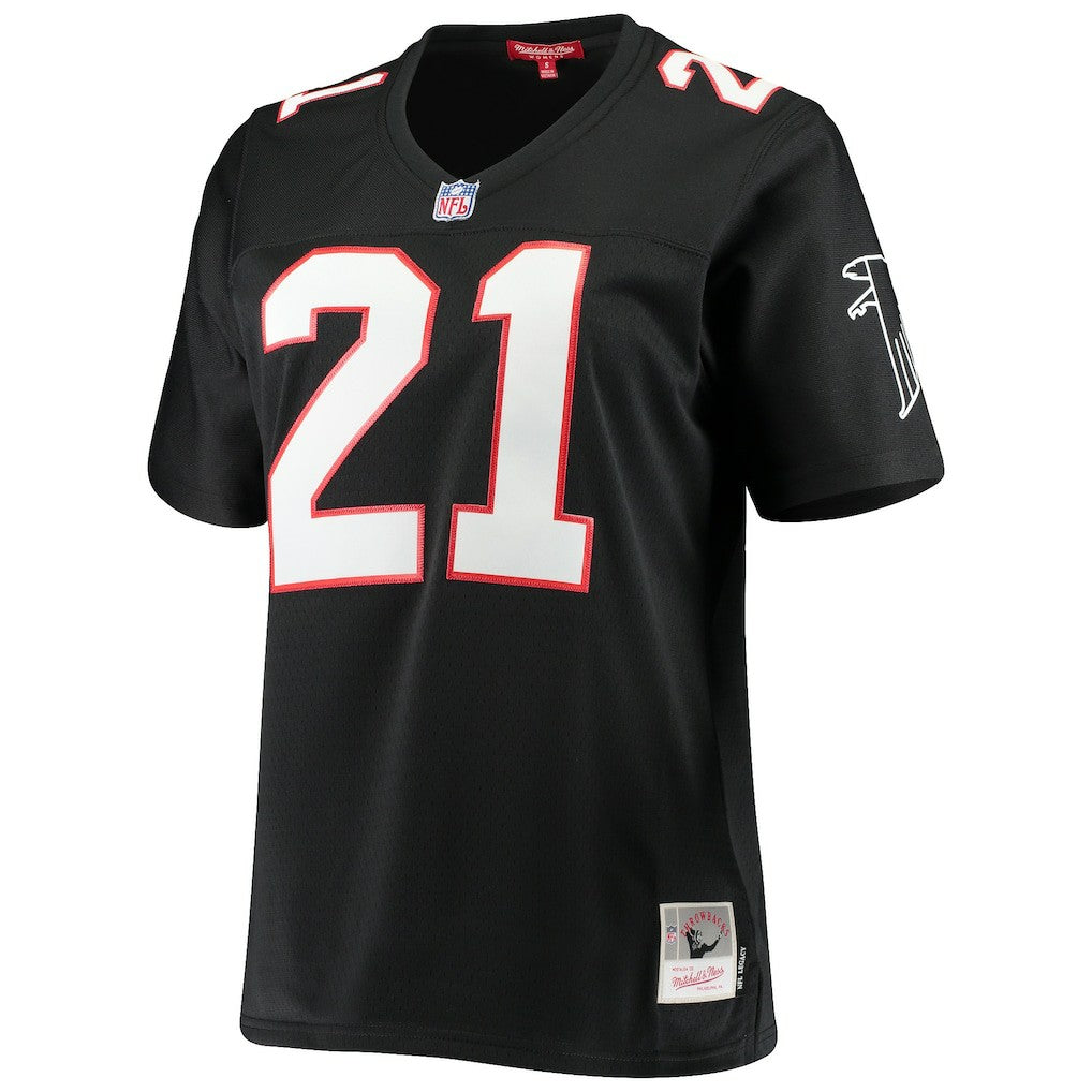 Deion Sanders Atlanta Falcons Women's Legacy Replica Team Jersey - Black - Mitchell & Ness