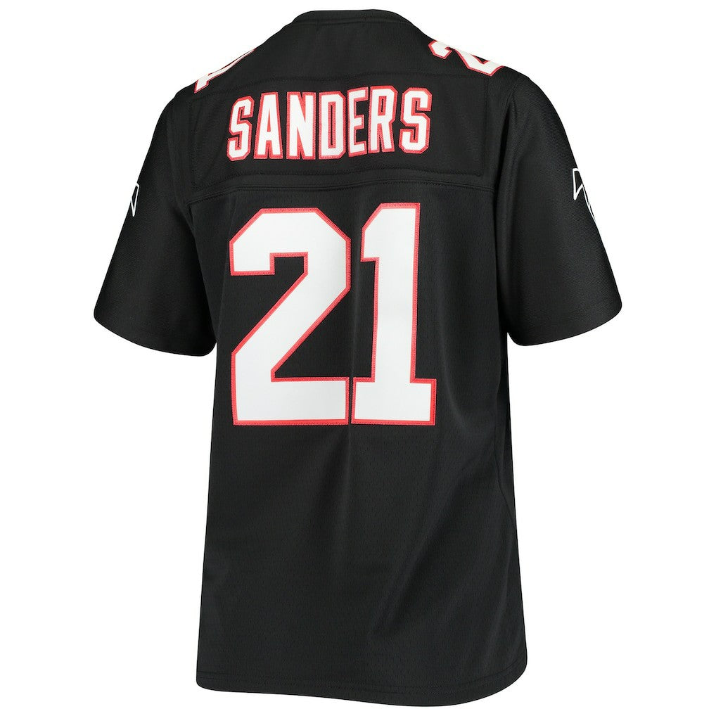Deion Sanders Atlanta Falcons Women's Legacy Replica Team Jersey - Black - Mitchell & Ness