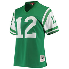 Joe Namath New York Jets Women's 1969 Legacy Replica Jersey - Green - Mitchell & Ness