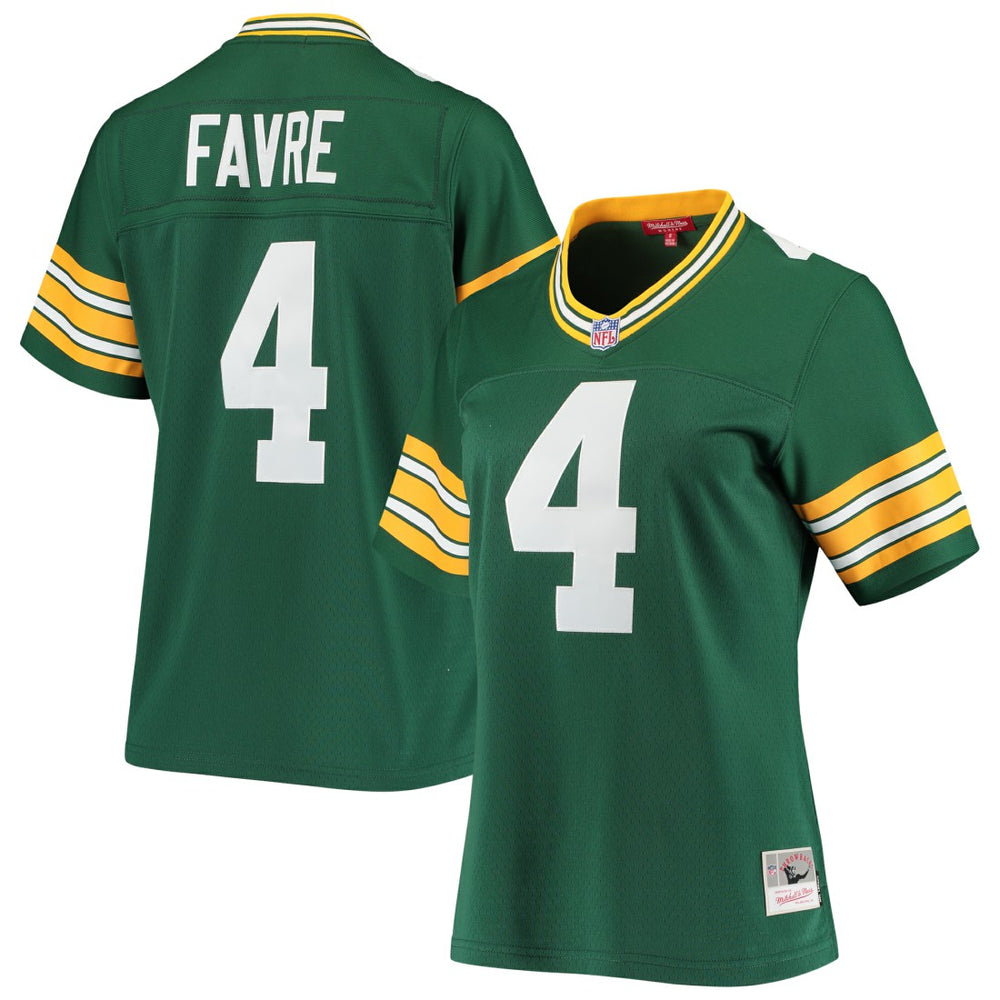 Brett Favre Green Bay Packers Women's 1996 Legacy Replica Player Jersey - Green - Mitchell & Ness
