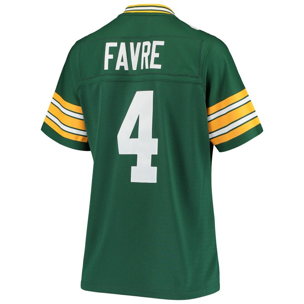 Brett Favre Green Bay Packers Women's 1996 Legacy Replica Player Jersey - Green - Mitchell & Ness