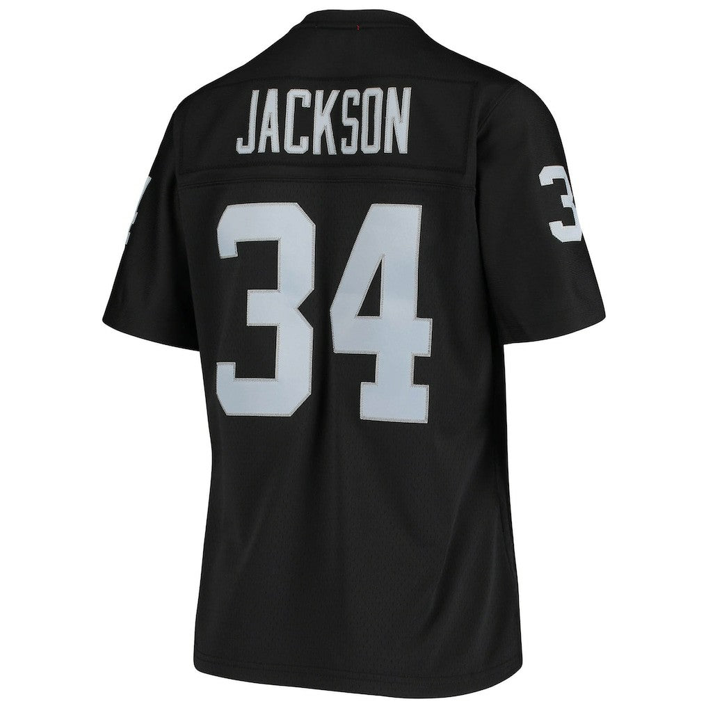 Bo Jackson Las Vegas Raiders Women's 1988 Legacy Replica Jersey - Black - Mitchell & Ness