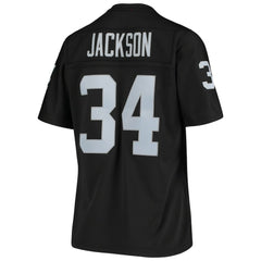 Bo Jackson Las Vegas Raiders Women's 1988 Legacy Replica Jersey - Black - Mitchell & Ness