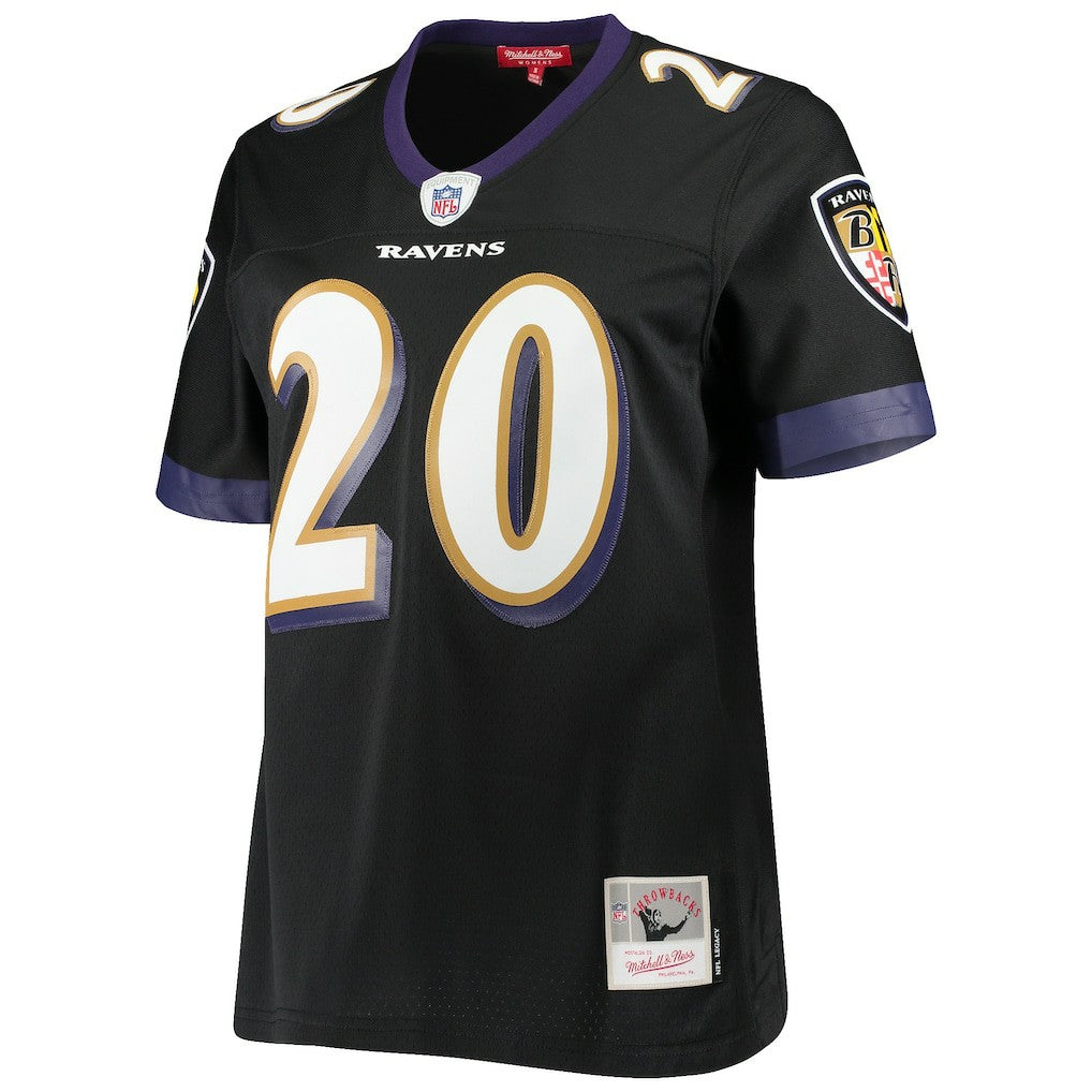Ed Reed Baltimore Ravens Women's Legacy Replica Team Jersey - Black - Mitchell & Ness