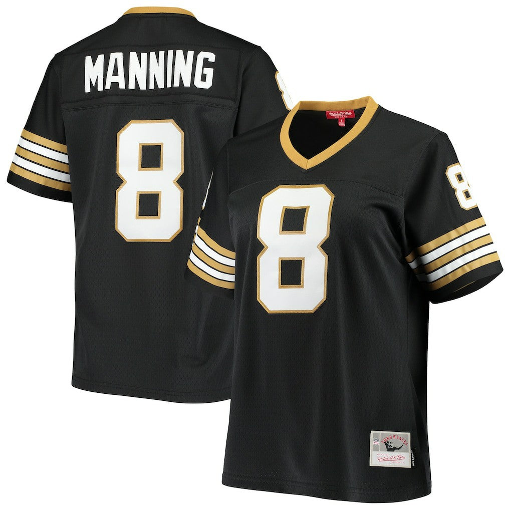Archie Manning New Orleans Saints Women's 1979 Legacy Replica Jersey - Black - Mitchell & Ness
