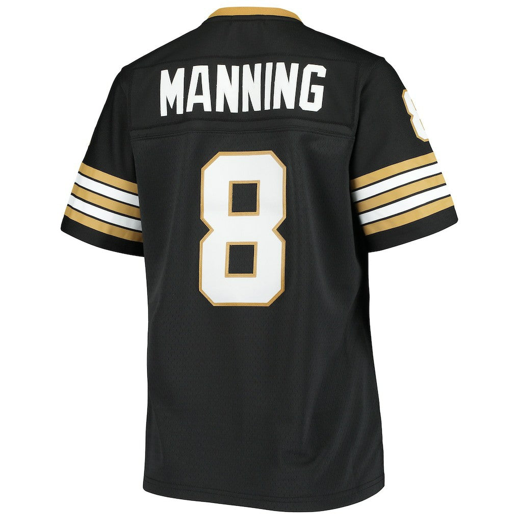 Archie Manning New Orleans Saints Women's 1979 Legacy Replica Jersey - Black - Mitchell & Ness