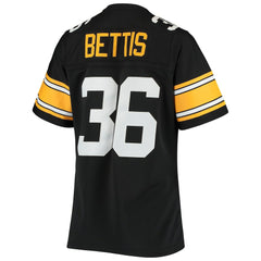 Jerome Bettis Pittsburgh Steelers Women's 1996 Legacy Replica Jersey - Black - Mitchell & Ness