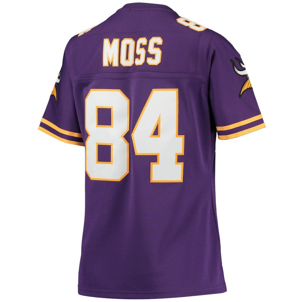 Randy Moss Minnesota Vikings Women's Legacy Replica Team Jersey - Purple - Mitchell & Ness