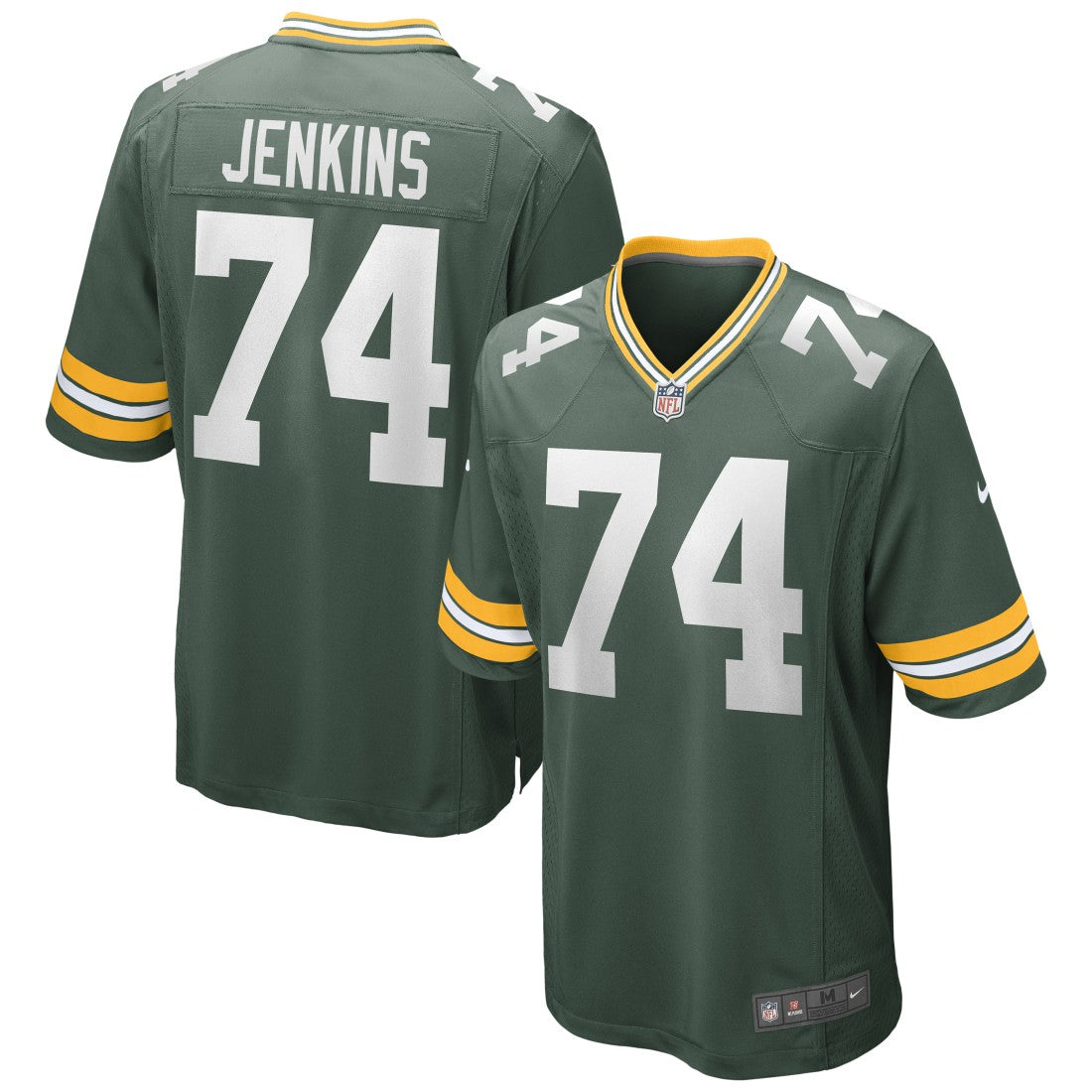 Elgton Jenkins Green Bay Packers Game Jersey - Green - Nike