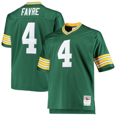 Brett Favre Green Bay Packers Big & Tall 1996 Retired Player Replica Jersey - Green - Mitchell & Ness