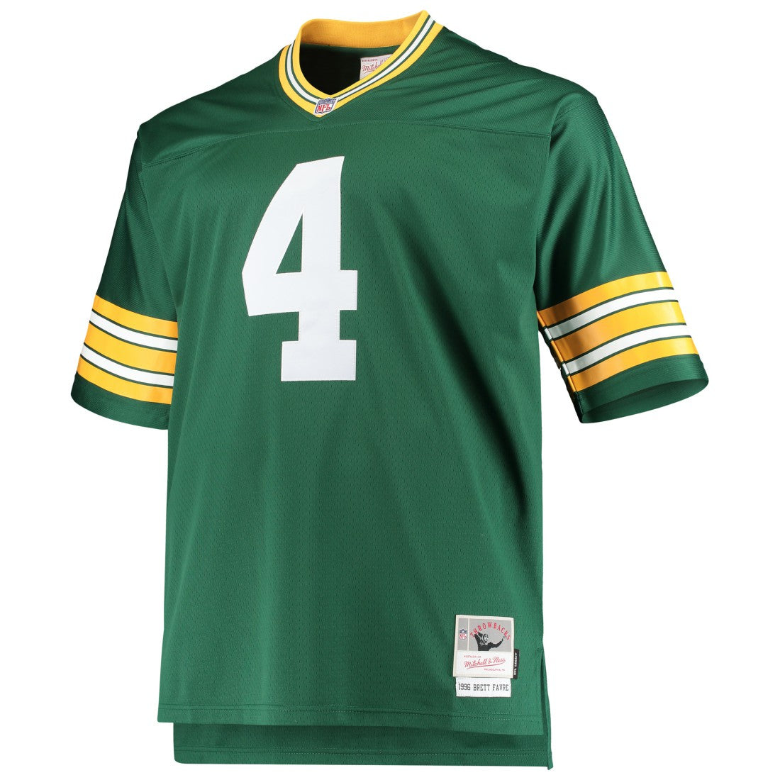 Brett Favre Green Bay Packers Big & Tall 1996 Retired Player Replica Jersey - Green - Mitchell & Ness