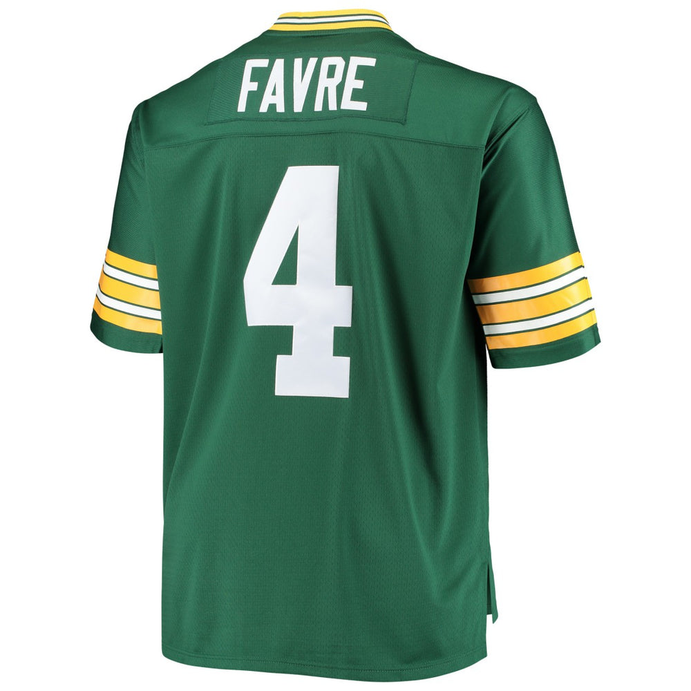 Brett Favre Green Bay Packers Big & Tall 1996 Retired Player Replica Jersey - Green - Mitchell & Ness