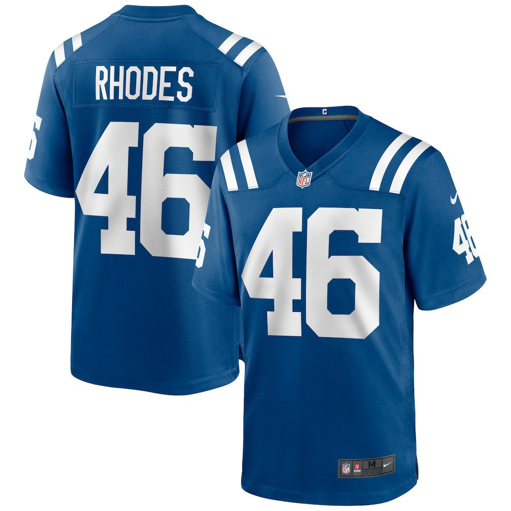 Luke Rhodes Indianapolis Colts Game Jersey - Royal - Nike