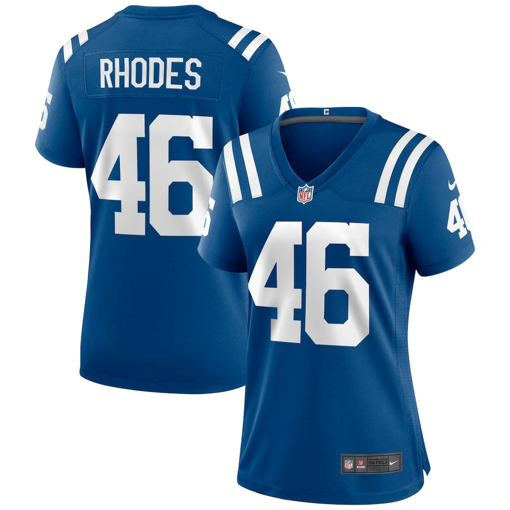 Luke Rhodes Indianapolis Colts Women's Game Jersey - Royal - Nike