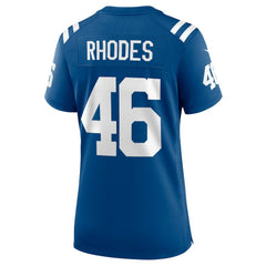 Luke Rhodes Indianapolis Colts Women's Game Jersey - Royal - Nike