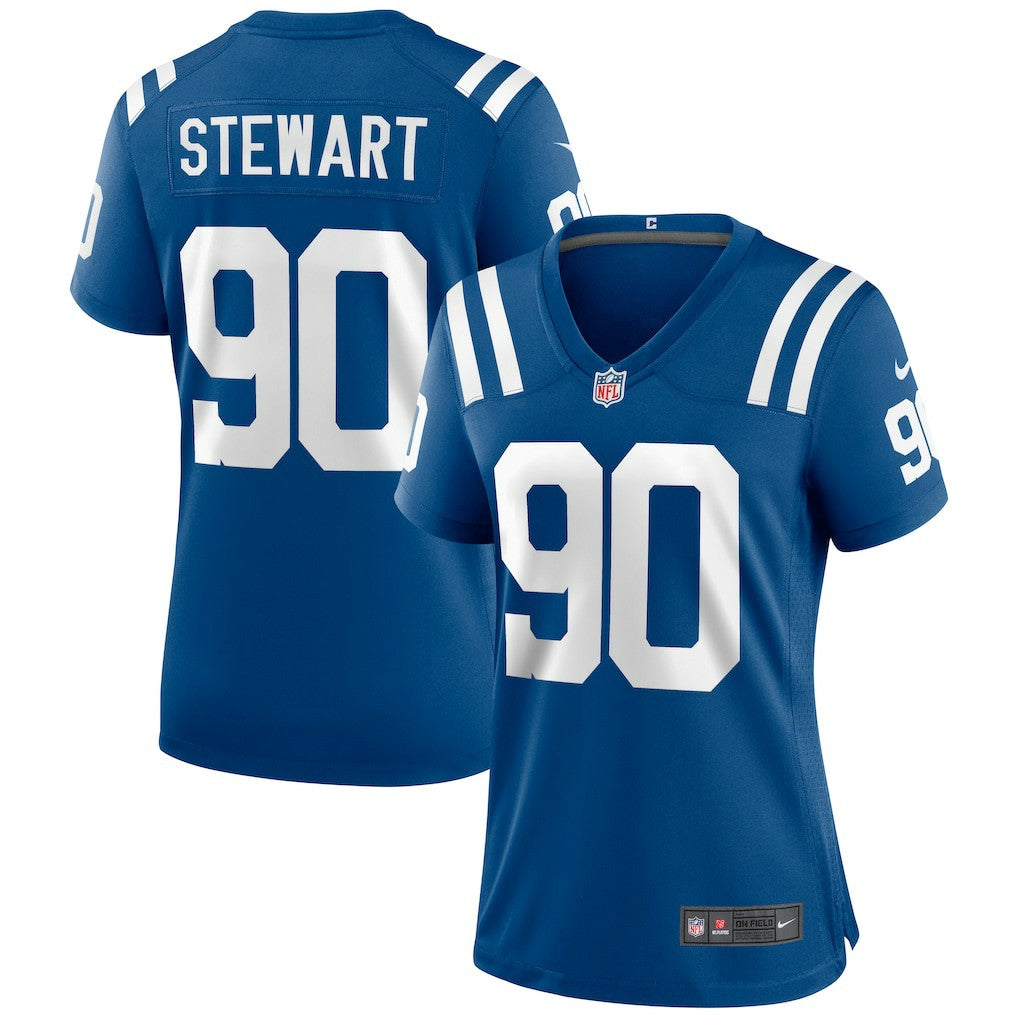 Grover Stewart Indianapolis Colts Women's Game Jersey - Royal - Nike