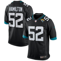 DaVon Hamilton Jacksonville Jaguars Game Jersey - Black - Nike