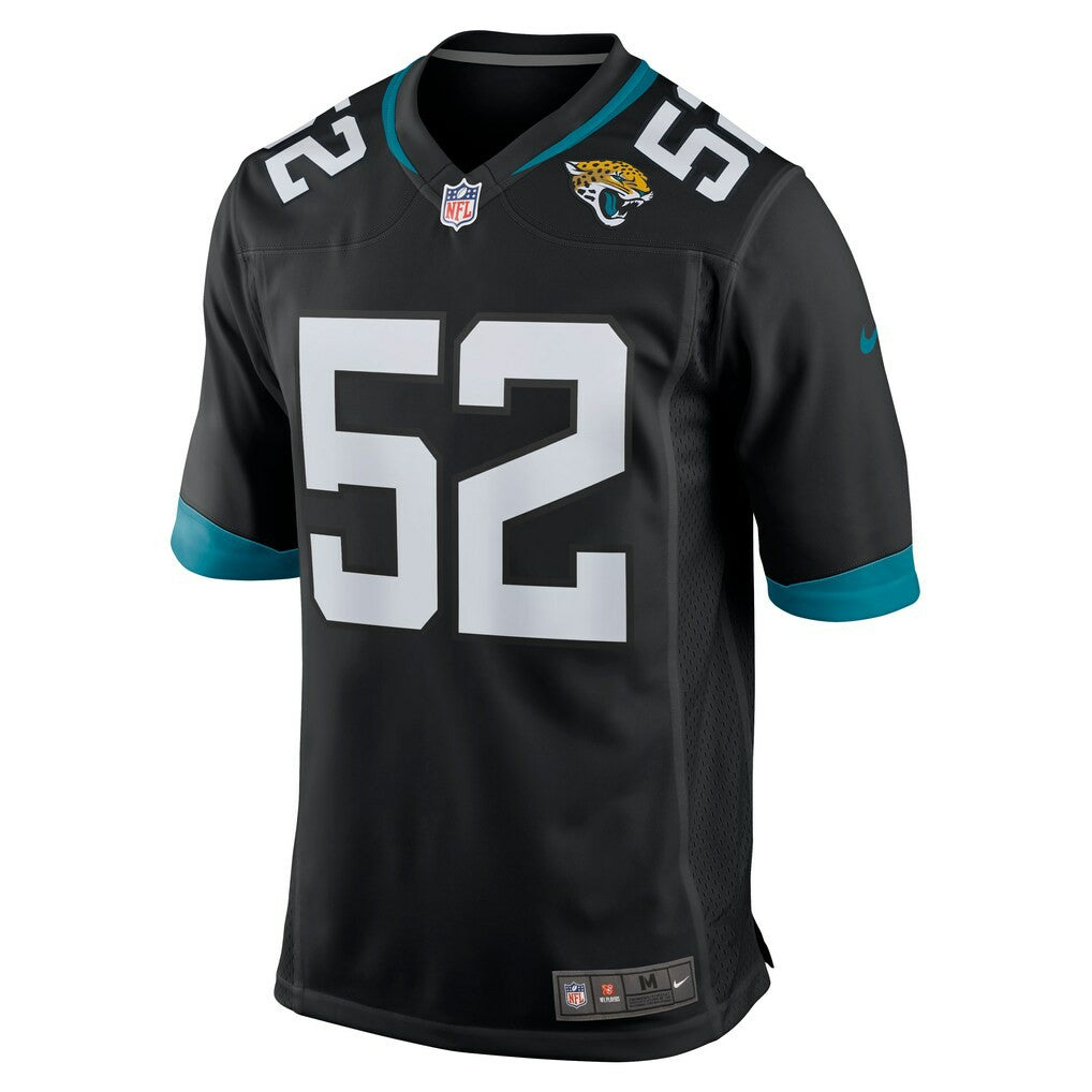 DaVon Hamilton Jacksonville Jaguars Game Jersey - Black - Nike