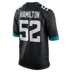 DaVon Hamilton Jacksonville Jaguars Game Jersey - Black - Nike