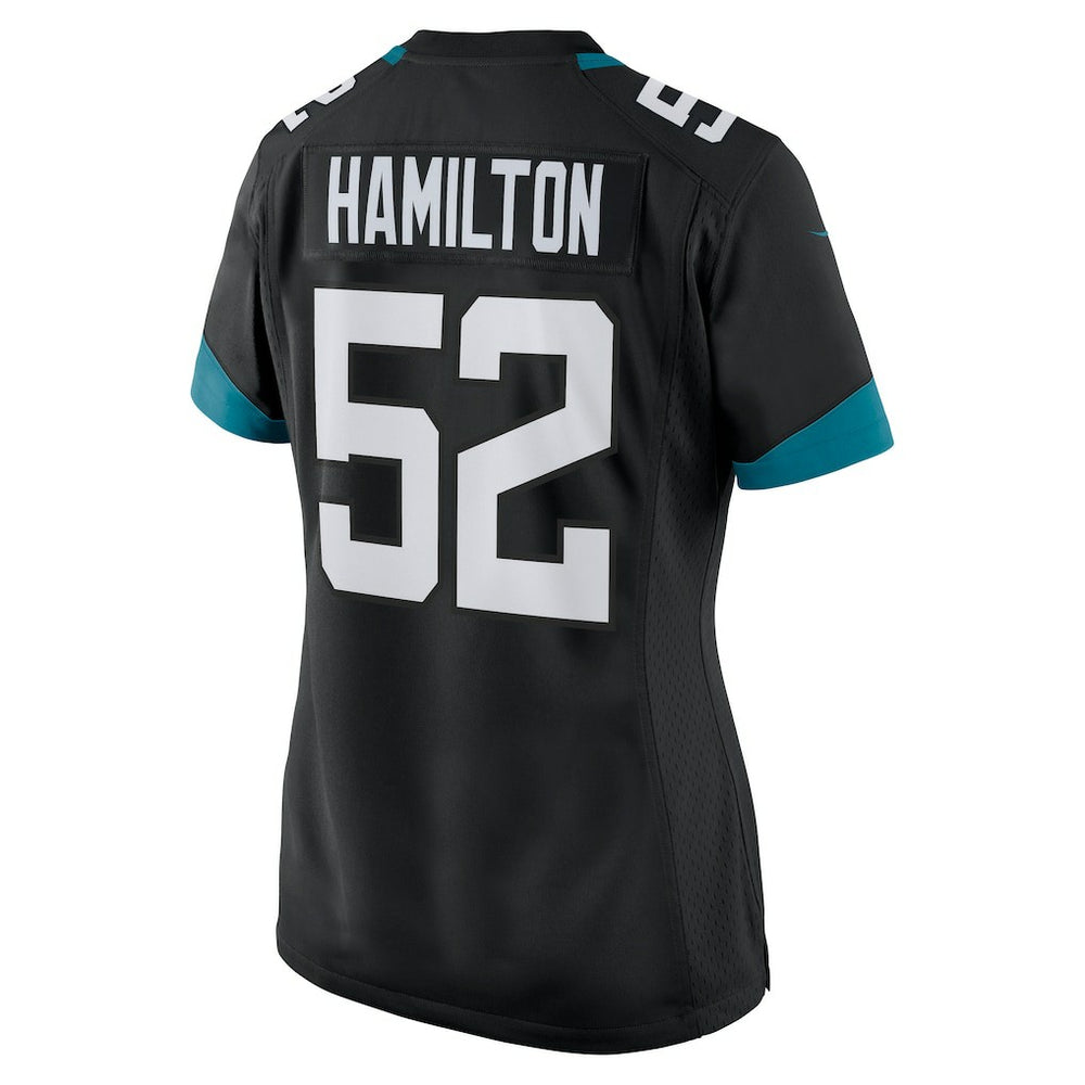 DaVon Hamilton Jacksonville Jaguars Women's Game Jersey - Black - Nike