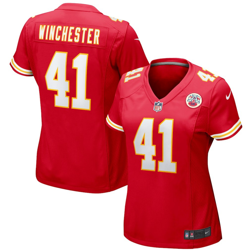 James Winchester Kansas City Chiefs Women's Game Jersey - Red - Nike