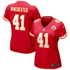 James Winchester Kansas City Chiefs Women's Game Jersey - Red - Nike