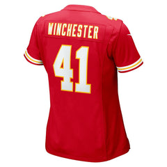 James Winchester Kansas City Chiefs Women's Game Jersey - Red - Nike