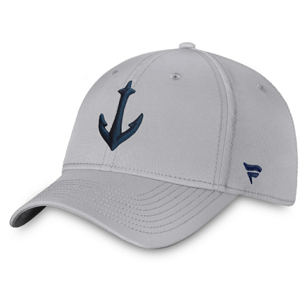 Seattle Kraken Fanatics Secondary Logo Flex Hat - Gray | Fanatics sale