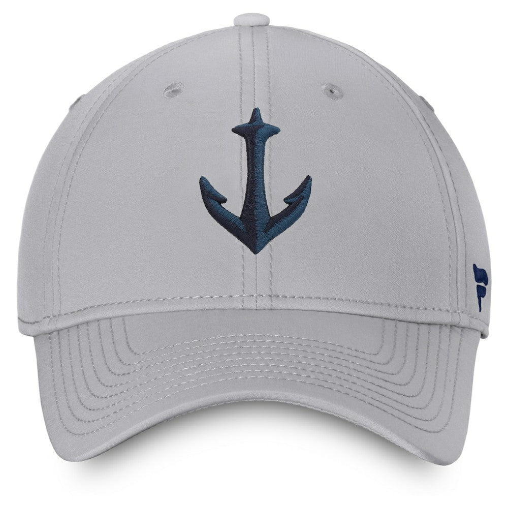 Seattle Kraken Fanatics Secondary Logo Flex Hat - Gray | Fanatics sale