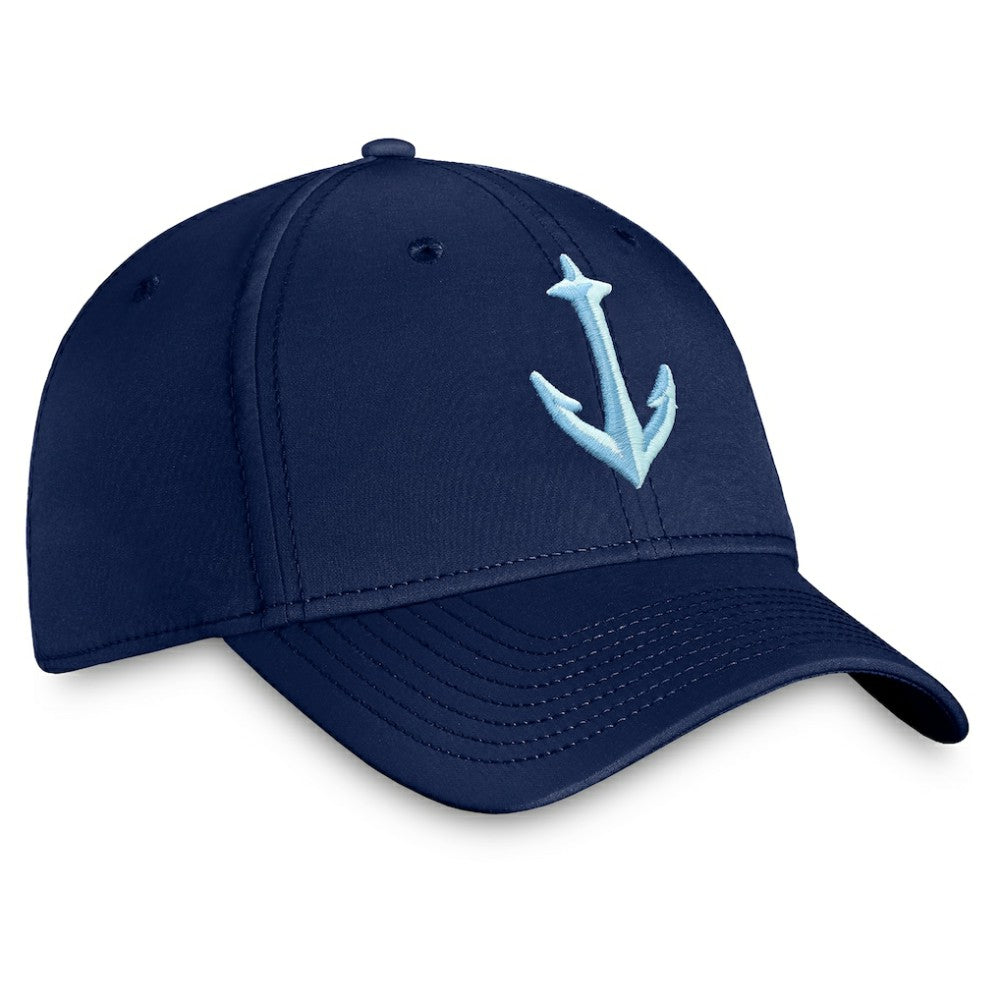 Seattle Kraken Fanatics Secondary Logo Flex Hat - Deep Sea Blue | Fanatics near me