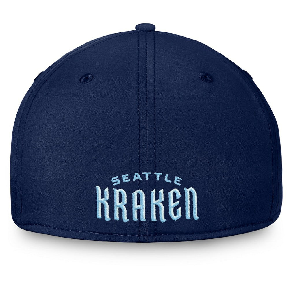 Seattle Kraken Fanatics Secondary Logo Flex Hat - Deep Sea Blue | Fanatics near me