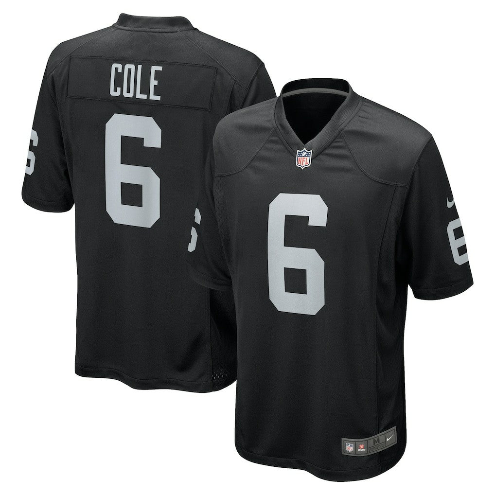 AJ Cole Las Vegas Raiders Game Jersey - Black - Nike