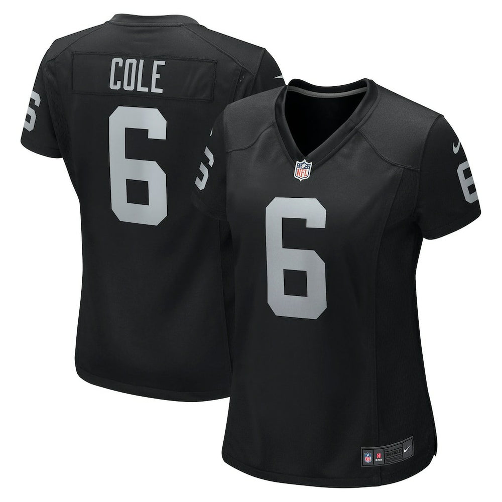 AJ Cole Las Vegas Raiders Women's Game Jersey - Black - Nike