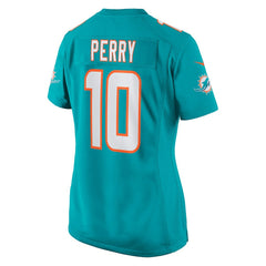 Malcolm Perry Miami Dolphins Women's Game Jersey - Aqua - Nike