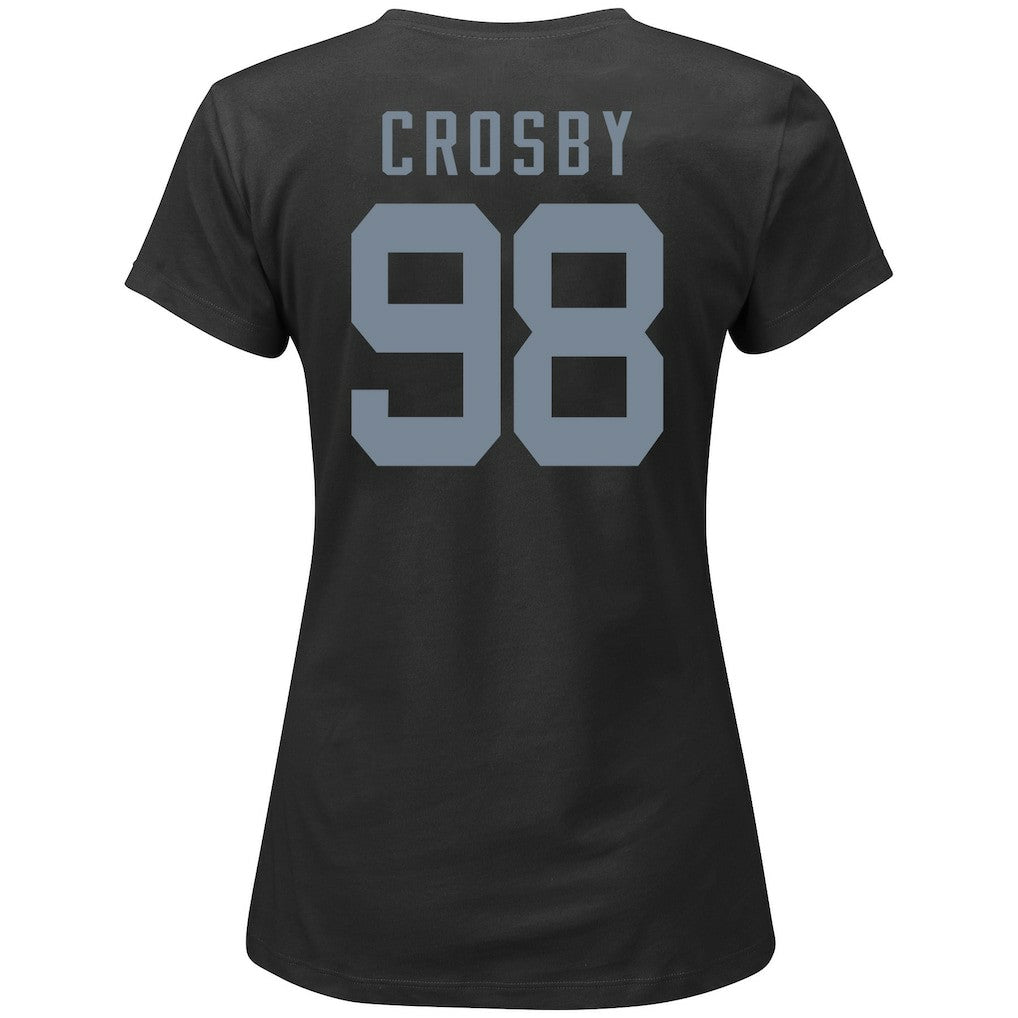 Maxx Crosby Las Vegas Raiders Women's Plus Size Name & Number V-Neck T-Shirt - Black - Fanatics