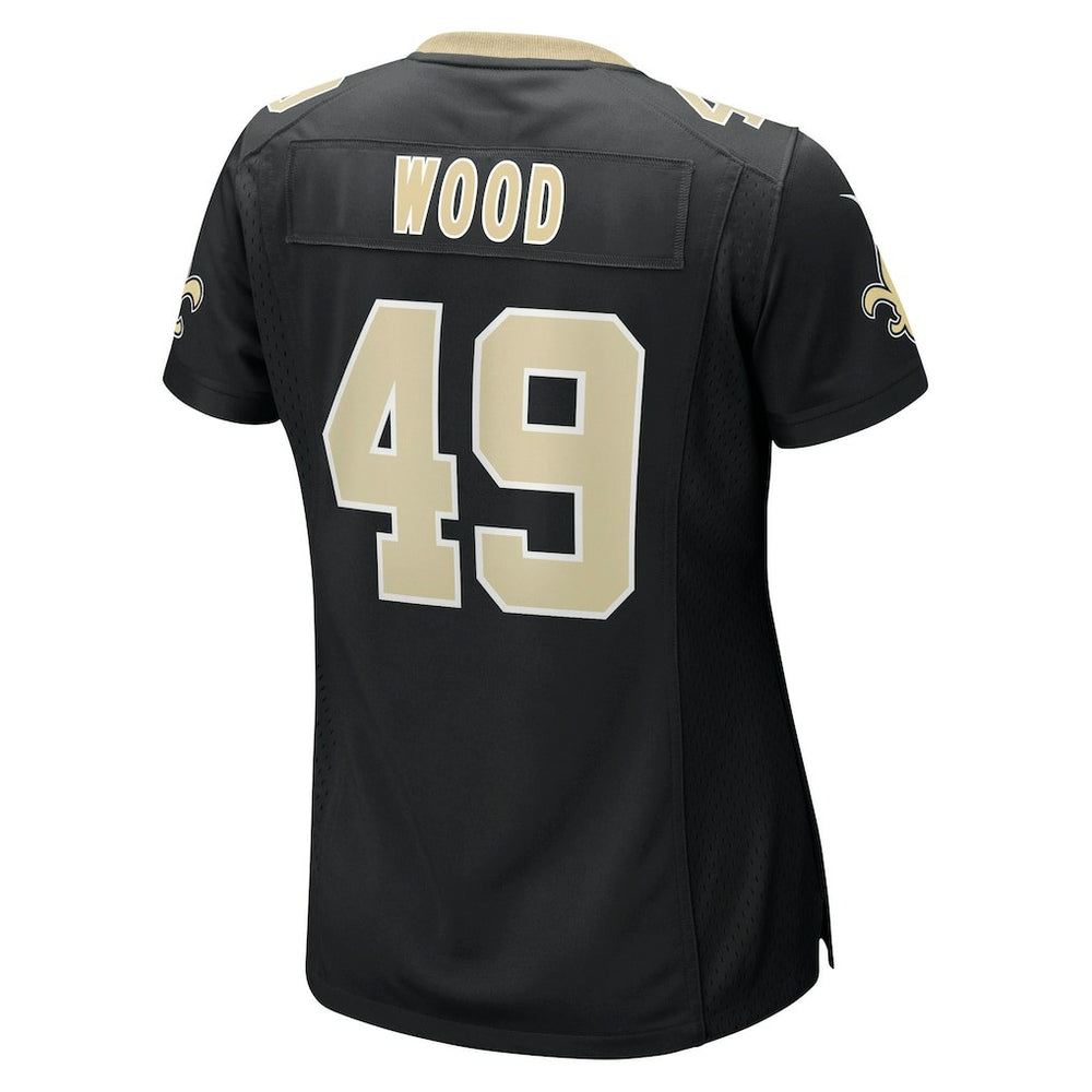 Zach Wood New Orleans Saints Women's Game Jersey - Black - Nike