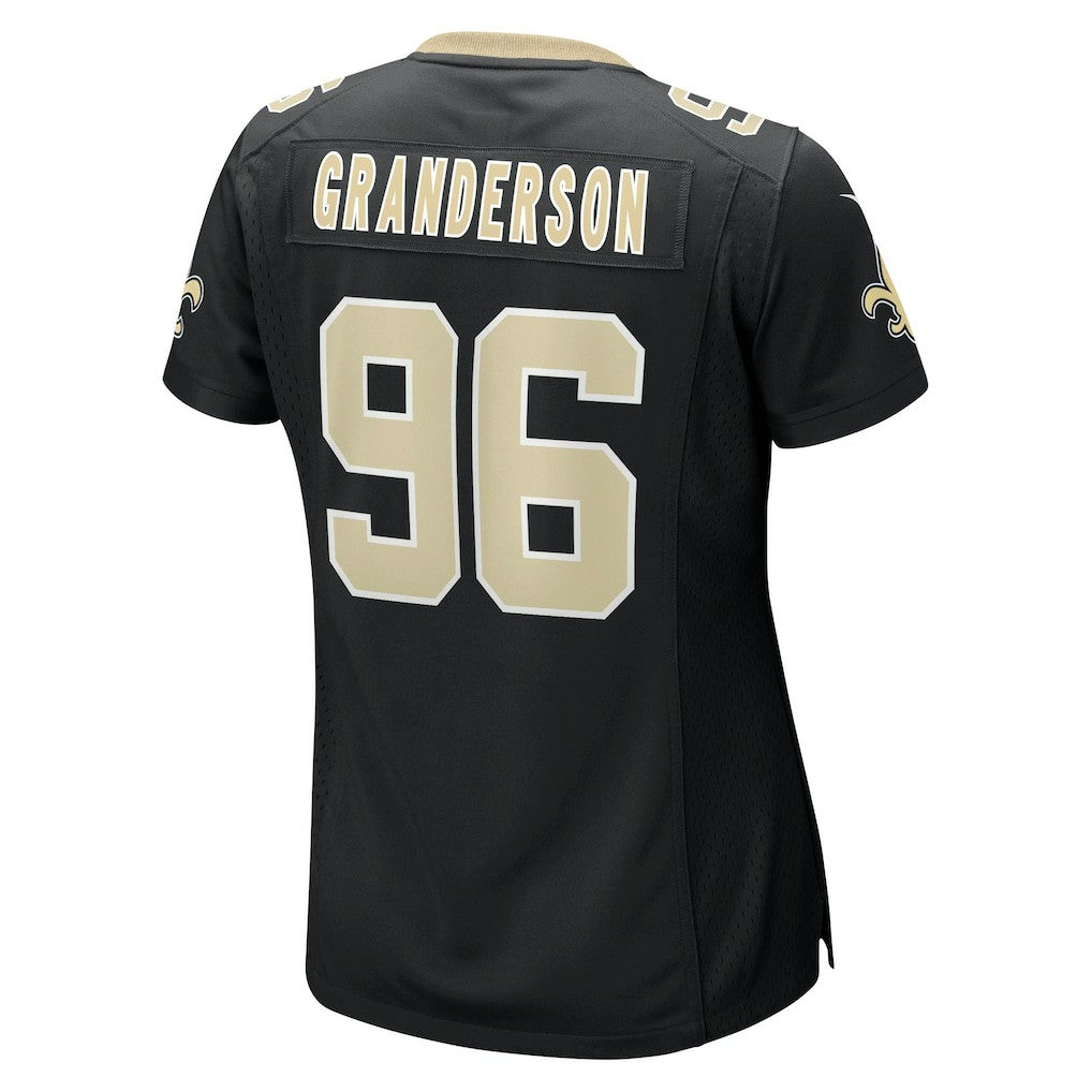 Carl Granderson New Orleans Saints Women's Game Jersey - Black - Nike