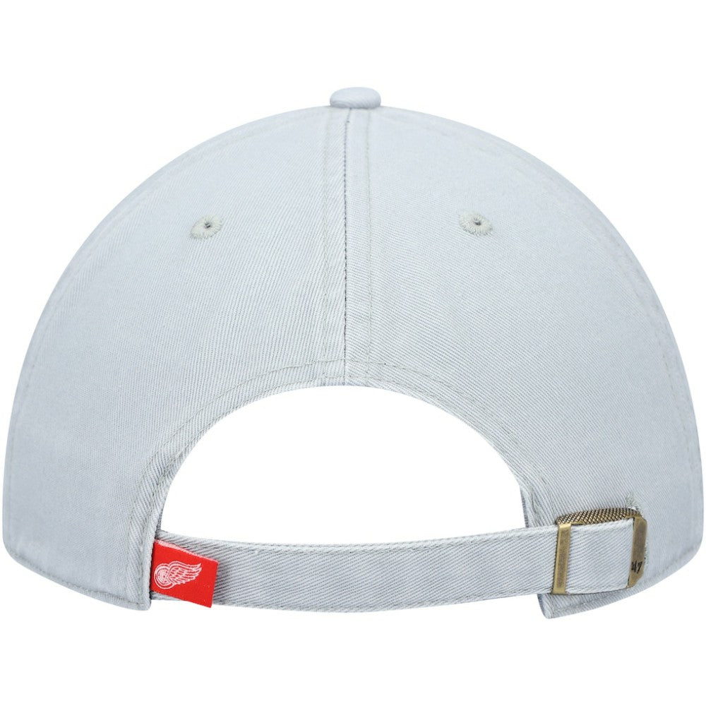 Detroit Red Wings '47 Team Clean Up Adjustable Hat - Gray | 47 brand Lifestyle