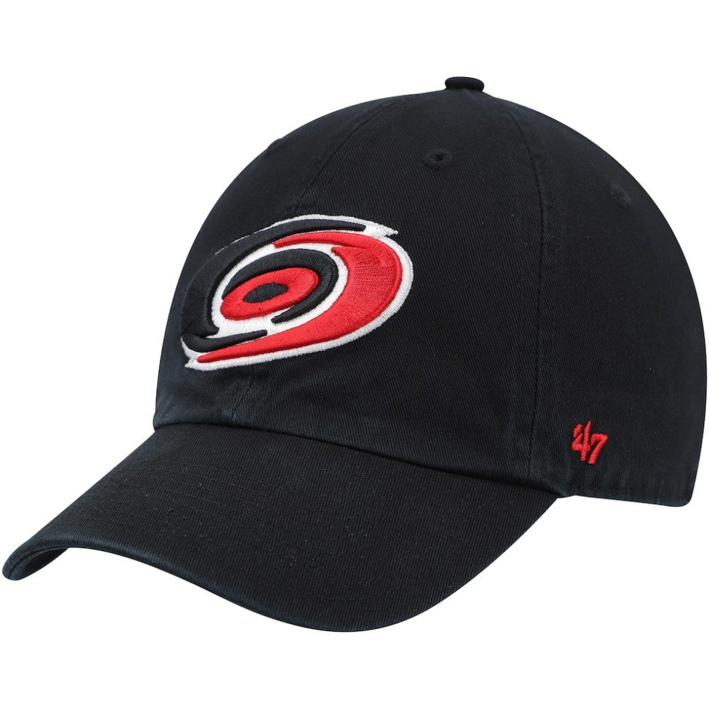 Carolina Hurricanes '47 Team Clean Up Adjustable Hat - Black | 47 brand near me