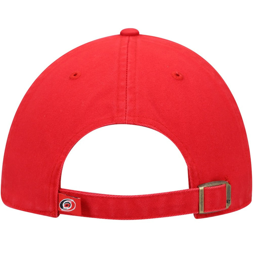 Carolina Hurricanes '47 Team Clean Up Adjustable Hat - Red | 47 brand Clearance
