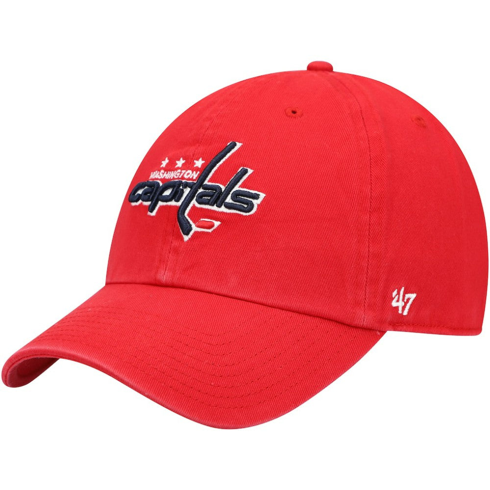 Washington Capitals '47 Team Clean Up Adjustable Hat - Red | 47 brand near me