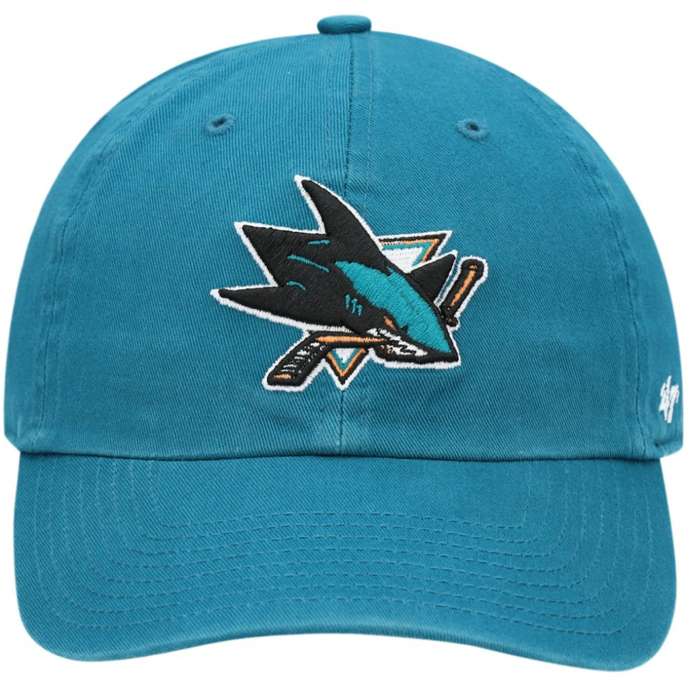 San Jose Sharks '47 Team Clean Up Adjustable Hat - Teal | 47 brand online