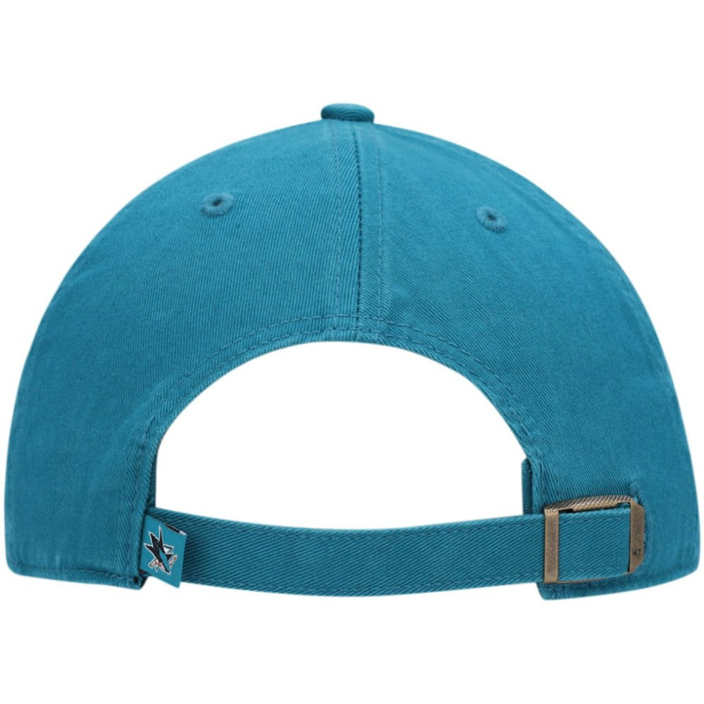 San Jose Sharks '47 Team Clean Up Adjustable Hat - Teal | 47 brand online