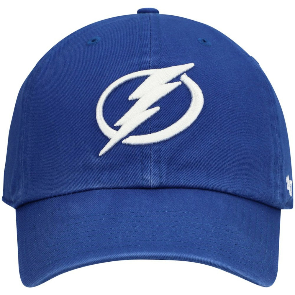 Tampa Bay Lightning '47 Team Clean Up Adjustable Hat - Blue | 47 brand Lifestyle