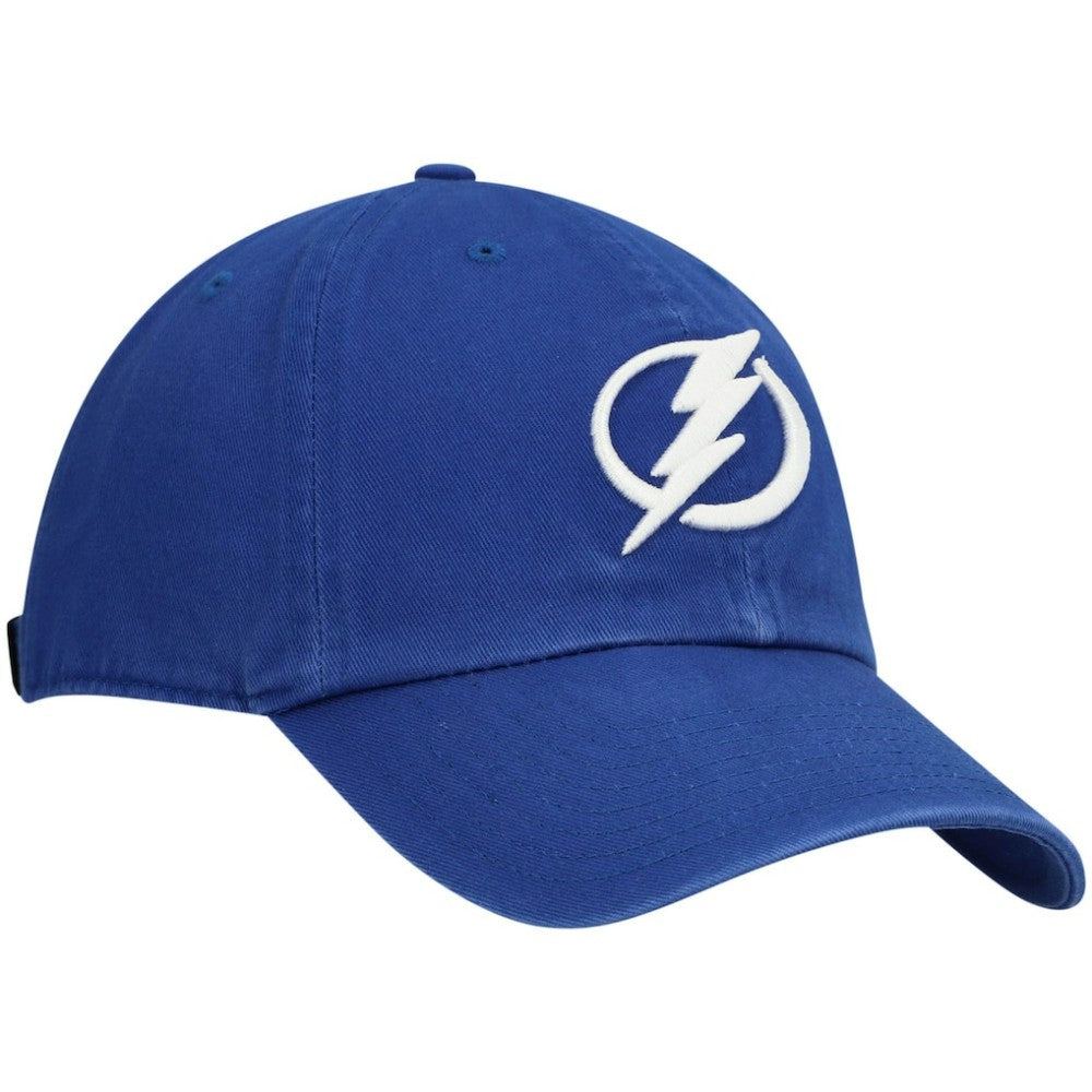 Tampa Bay Lightning '47 Team Clean Up Adjustable Hat - Blue | 47 brand Lifestyle